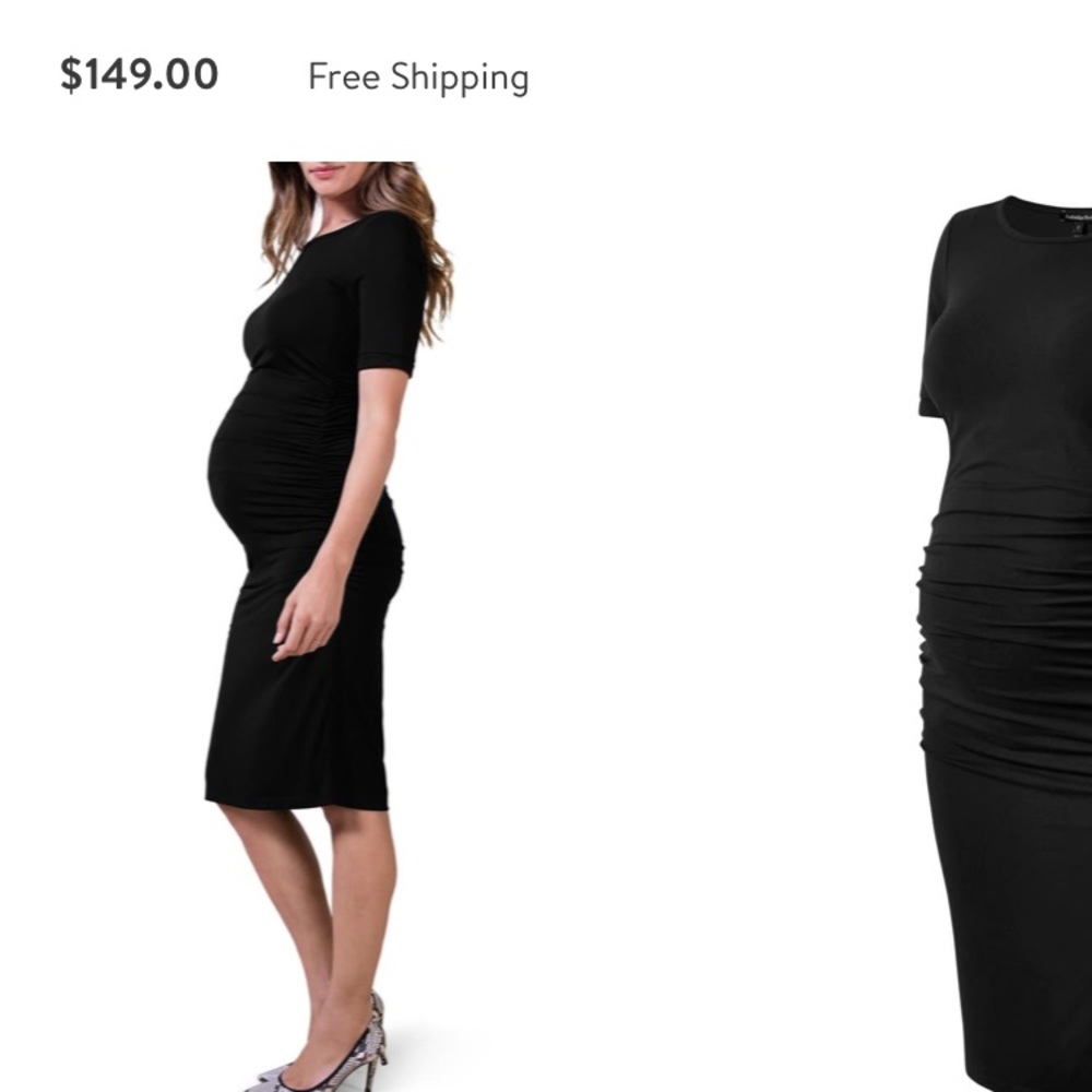 Isabella Oliver ruched maternity dress